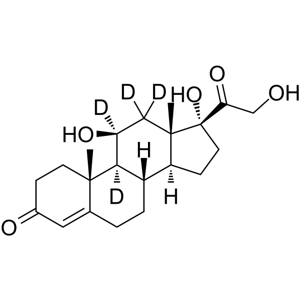 氘代氢化可的松结构式