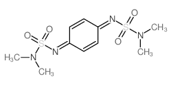 Sulfamide,N,N''-2,5-cyclohexadiene-1,4-diylidenebis[N',N'-dimethyl- (8CI,9CI) Structure