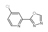 4-氯-2-[1,3,4]噁二唑-2-吡啶结构式