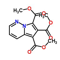 Trimethyl pyrrolo[1,2-b]pyridazine-5,6,7-tricarboxylate Structure