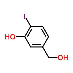 3-羟基-4-碘苯甲醇结构式