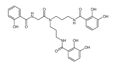 N4--N1,N7-bis(2,3-dihydroxybenzoyl)bis(3-aminopropyl)amine结构式