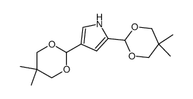 2,4-di(5,5-dimethyl-1,3-dioxan-2-yl)-pyrrole Structure