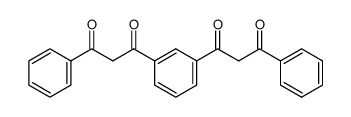 1,3-bis(3-phenyl-3-oxopropanoyl)-benzene Structure