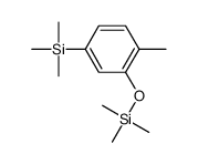 trimethyl-(4-methyl-3-trimethylsilyloxyphenyl)silane Structure