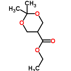 Ethyl 2,2-dimethyl-1,3-dioxane-5-carboxylate structure