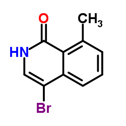 4-Bromo-8-methyl-1(2H)-isoquinolinone Structure