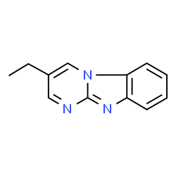 Pyrimido[1,2-a]benzimidazole, 3-ethyl- (9CI) structure