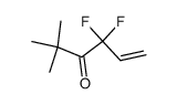 5-Hexen-3-one,4,4-difluoro-2,2-dimethyl-结构式