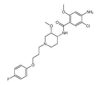 (+)-Cisapride Structure