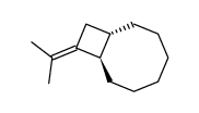 (1rH,8tH)-9-Isopropylidenbicyclo(6.2.0)decan结构式