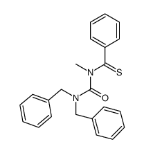 N',N'-dibenzyl-N-methyl-N-thiobenzoylurea结构式