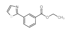 Ethyl 3-(1,3-thiazol-2-yl)benzoate structure