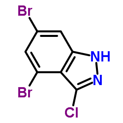 4,6-DIBROMO-3-CHLORO (1H)INDAZOLE picture