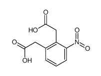 1,2-BENZENEDIACETIC ACID, 3-NITRO- structure