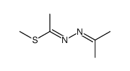 methyl N-(propan-2-ylideneamino)ethanimidothioate结构式