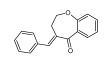 4-[1-Phenyl-meth-(E)-ylidene]-3,4-dihydro-2H-benzo[b]oxepin-5-one Structure