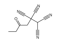 4-oxohexane-1,1,2,2-tetracarbonitrile结构式