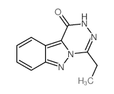 [1,2,4]Triazino[4,5-b]indazol-1(2H)-one, 4-ethyl- Structure