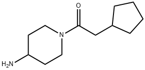 1-(4-Aminopiperidin-1-yl)-2-cyclopentylethan-1-one picture