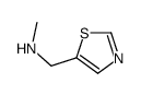 Methyl-thiazol-5-ylmethyl-amine Structure