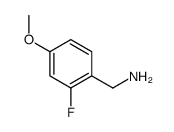 (2-氟-4-甲氧基苯基)甲胺结构式