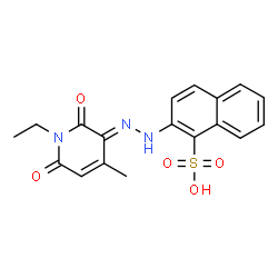 2-[(1-ethyl-1,6-dihydro-2-hydroxy-4-methyl-6-oxo-3-pyridyl)azo]naphthalene-1-sulphonic acid picture