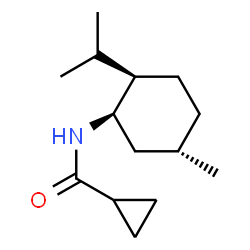 cyclopropane carboxylic acid (2-isopropyl-5-methyl cyclohexyl) amide结构式