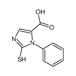 3-苯基-2-硫基氧代-2,3-二氢-1h-咪唑-4-羧酸结构式