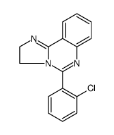 Imidazo[1,2-c]quinazoline, 5-(2-chlorophenyl)-2,3-dihydro结构式