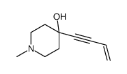 4-but-3-en-1-ynyl-1-methylpiperidin-4-ol Structure