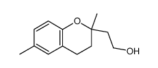 2,6-Dimethyl-2-(2-hydroxyethyl)-3,4-dihydro-2H-1-benzopyran Structure