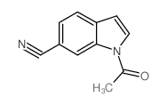 1-Acetyl-1H-indole-6-carbonitrile Structure