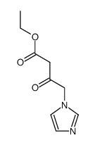 ethyl 3-oxo-4-(1H-imidazol-1-yl)butanoate Structure