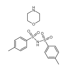 morpholinium salt of di(p-tolylsulfonyl)amine结构式