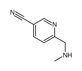 6-(methylaminomethyl)pyridine-3-carbonitrile结构式