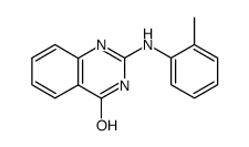 2-(2-tolylamino)quinazolin-4(3H)-one Structure