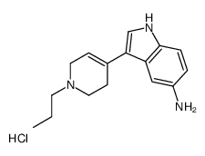 3-(1-propyl-3,6-dihydro-2H-pyridin-4-yl)-1H-indol-5-amine,hydrochloride Structure