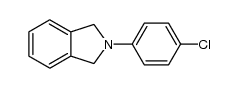 2-(4-chlorophenyl)-2,3-dihydro-1H-isoindole结构式