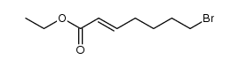 (E)-ethyl-7-bromohept-2-enoate Structure