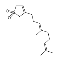 3-(4,8-dimethylnona-3,7-dienyl)-2,5-dihydrothiophene 1,1-dioxide Structure