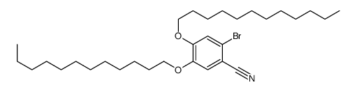 2-bromo-4,5-didodecoxybenzonitrile结构式