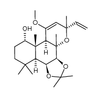 (1S,6S,11S,12S,2R)-14-methoxy-1,4,4,8,8,12,16-heptamethyl-3,5,17-trioxa-16-vinyltetracyclo[11.4.0.0.2,607,12]heptadec-14-en-11-ol Structure