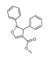 methyl 2,3-diphenyl-3H-1,2-oxazole-4-carboxylate结构式