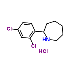 2-(2,4-Dichlorophenyl)azepane hydrochloride (1:1) Structure