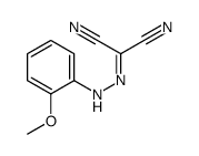 2-[(2-methoxyphenyl)hydrazinylidene]propanedinitrile Structure