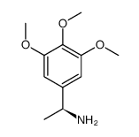 (S)-3,4,5-三甲氧基-A-甲基-苯甲胺结构式