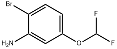 2-Bromo-5-(difluoromethoxy)aniline structure