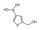 (5-(羟甲基)噻吩-3-基)硼酸结构式