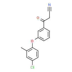 3-(4-CHLORO-2-METHYLPHENOXY)-BETA-OXO-BENZENEPROPANENITRILE picture